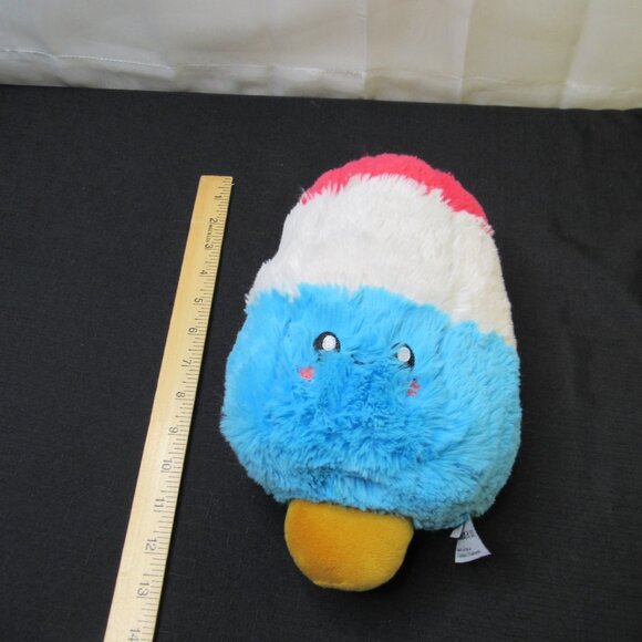 Squishable Plush Toy Bomb Pop Red White Blue  Popsicle 12” Ice Pop Soft Fuzzy Go - Picture 6 of 8